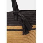 Anna Field Tote bag black/beige/black