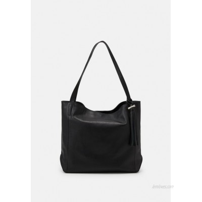 Zign LEATHER Tote bag black 