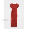 AllSaints HATTI TEE DRESS Maxi dress arabian spice red/metallic red 