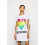 Love Moschino Jersey dress optical white/white