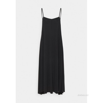 Selected Femme Petite SLFFINIA MIDI STRAP DRESS Jersey dress black 