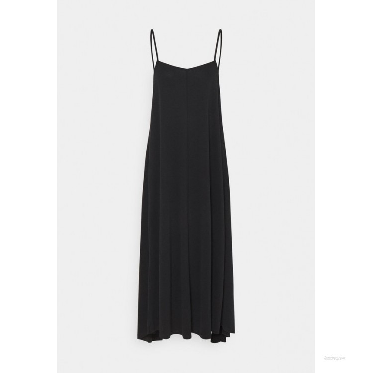 Selected Femme Petite SLFFINIA MIDI STRAP DRESS Jersey dress black