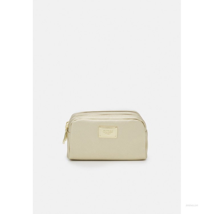 Guess COREEN BEAUTY COREEN DOUBLE ZIP Wash bag gold/goldcoloured