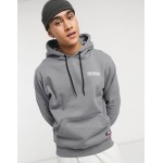 Arcminute hoodie with back print in grey