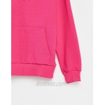 COLLUSION Unisex oversized logo hoodie in hot pink