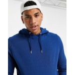 DESIGN organic hoodie in blue