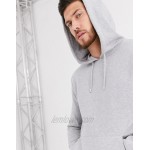 DESIGN organic hoodie in grey marl