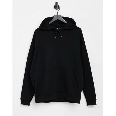  DESIGN oversized hoodie in black  