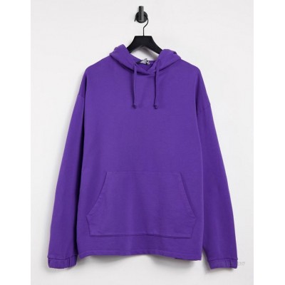  DESIGN oversized hoodie in washed purple  
