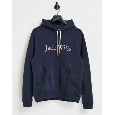 Jack Wills Batsford hoodie in navy  