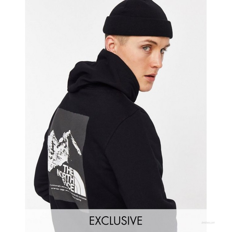 The North Face Back Graphic hoodie in black Exclusive at
