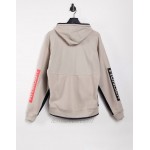 Under Armour Training logo hoodie in stone