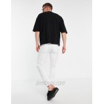 DESIGN skinny jeans in white