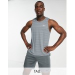 Nike Running Tall Dri-FIT Miler vest in grey