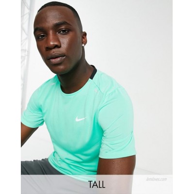 Nike Running Tall Dri-FIT Rise 365 t-shirt in green  