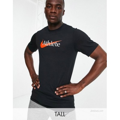 Nike Training Tall Athlete logo t-shirt in black  