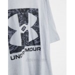Under Armour Training Boxed camo logo t-shirt in grey
