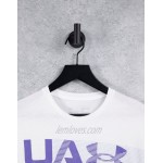 Under Armour Training chest print t-shirt in white