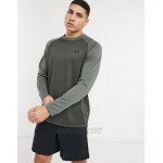 Under Armour Training textured long sleeve t-shirt in green