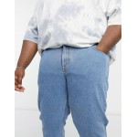 DESIGN classic rigid jeans in mid wash blue