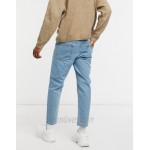 DESIGN classic rigid jeans in tinted light wash blue