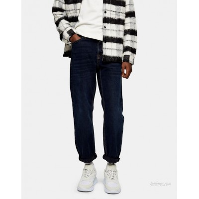 Topman relaxed jeans in indigo   