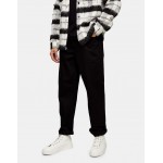 Topman relaxed jeans in stay black
