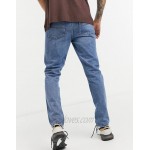 COLLUSION x003 tapered jean in mid wash blue