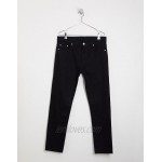 Weekday Sunday relaxed tapered jeans in black