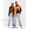 COLLUSION x000 Unisex 90's fit straight leg jeans with rips  