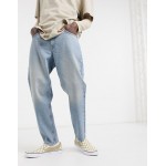 DESIGN classic rigid jeans in vintage mid wash blue