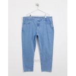 DESIGN Plus classic rigid jeans in light stone wash blue