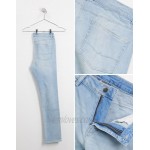 DESIGN super skinny jeans in light wash blue