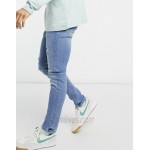 River Island skinny jeans with rips in light blue
