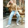  DESIGN muscle fit ribbed roll neck sweater in camel  