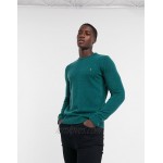 Farah Rosecroft wool crew neck sweater in green