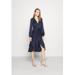 Nly by Nelly EYES ON ME RUCHED DRESS Cocktail dress / Party dress navy/dark blue