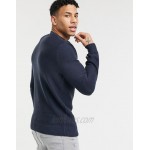 New Look knitted sweater in navy