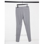 DESIGN 2-pack skinny pants in black and gray