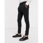 DESIGN extreme super skinny smart pants in black