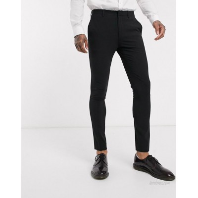  DESIGN extreme super skinny smart pants in black  