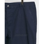 DESIGN Plus skinny cropped chinos in navy