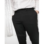 DESIGN Plus skinny smart pants in black
