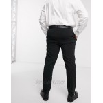 DESIGN Plus super skinny smart pants in black