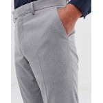 DESIGN skinny smart pants in gray