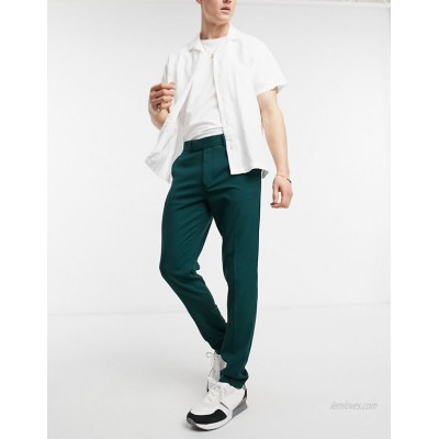  DESIGN skinny smart pants in green  