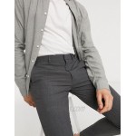 DESIGN super skinny smart pants in charcoal