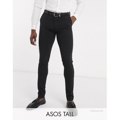  DESIGN Tall super skinny smart pants in black  