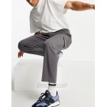 DESIGN oversized tapered cargo smart pants in gray