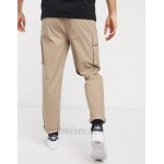 DESIGN relaxed cargo pants in stone